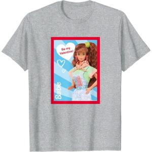 imageBarbie  Be My Valentine TShirtHeather Grey