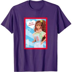 imageBarbie  Be My Valentine TShirtPurple