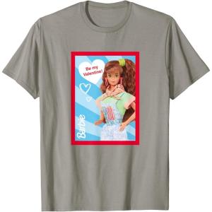 imageBarbie  Be My Valentine TShirtSlate Grey