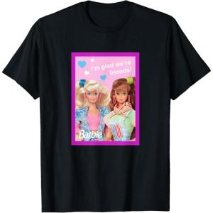 imageBarbie  Im Glad Were Friends Valentine TShirtBlack