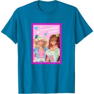 imageBarbie  Im Glad Were Friends Valentine TShirtSapphire Blue