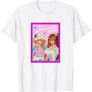 imageBarbie  Im Glad Were Friends Valentine TShirtWhite