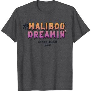 imageBarbie  Maliboo Dreamin TShirtDark Heather Grey