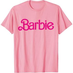 imageBarbie 1980s Logo TShirtPink