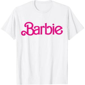imageBarbie 1980s Logo TShirtWhite