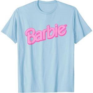 imageBarbie Pink Logo TShirtBaby Blue
