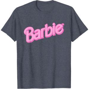 imageBarbie Pink Logo TShirtHeather Blue
