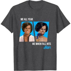 imageKen  Me All Year Me When Fall Hits TShirtDark Heather Grey