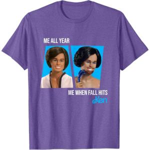 imageKen  Me All Year Me When Fall Hits TShirtPurple Heather