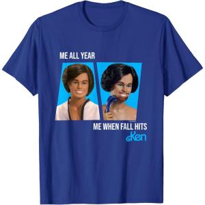 imageKen  Me All Year Me When Fall Hits TShirtRoyal Blue