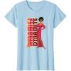 imageBarbie  1980s Black Barbie Vertical Dynamite Logo TShirtBaby Blue
