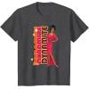 imageBarbie  1980s Black Barbie Vertical Dynamite Logo TShirtDark Heather Grey