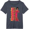 imageBarbie  1980s Black Barbie Vertical Dynamite Logo TShirtHeather Blue