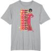 imageBarbie  1980s Black Barbie Vertical Dynamite Logo TShirtHeather Grey