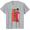 imageBarbie  1980s Black Barbie Vertical Dynamite Logo TShirtHeather Grey
