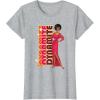 imageBarbie  1980s Black Barbie Vertical Dynamite Logo TShirtHeather Grey