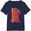 imageBarbie  1980s Black Barbie Vertical Dynamite Logo TShirtNavy Blue