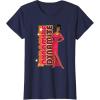 imageBarbie  1980s Black Barbie Vertical Dynamite Logo TShirtNavy Blue