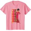 imageBarbie  1980s Black Barbie Vertical Dynamite Logo TShirtPink
