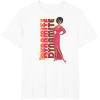 imageBarbie  1980s Black Barbie Vertical Dynamite Logo TShirtWhite