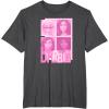 imageBarbie  Barbie Mixed Logo Grid TShirtDark Heather Grey