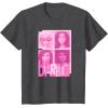 imageBarbie  Barbie Mixed Logo Grid TShirtDark Heather Grey