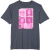 imageBarbie  Barbie Mixed Logo Grid TShirtHeather Blue