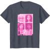 imageBarbie  Barbie Mixed Logo Grid TShirtHeather Blue