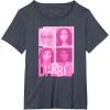 imageBarbie  Barbie Mixed Logo Grid TShirtHeather Blue