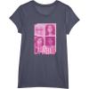imageBarbie  Barbie Mixed Logo Grid TShirtHeather Blue
