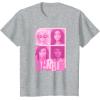 imageBarbie  Barbie Mixed Logo Grid TShirtHeather Grey