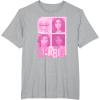 imageBarbie  Barbie Mixed Logo Grid TShirtHeather Grey