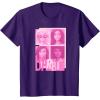 imageBarbie  Barbie Mixed Logo Grid TShirtPurple