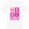 imageBarbie  Barbie Mixed Logo Grid TShirtWhite