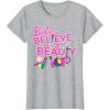 imageBarbie  Believe in Your Beauty TShirtHeather Grey