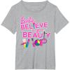 imageBarbie  Believe in Your Beauty TShirtHeather Grey