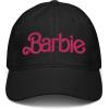 imageBarbie Flamingo Pink Logo Adjustable Baseball HatBlack
