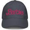 imageBarbie Flamingo Pink Logo Adjustable Baseball HatNavy Blue