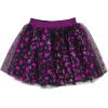imageBarbie Girls Metallic Print TShirt and Tulle Mesh Skirt Toddler to Big KidBlack  Pink Foil