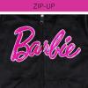 imageBarbie Girls Velour Matching Family Zip Up Hoodie Toddler to Adult Sizes 2T  2XLBlack