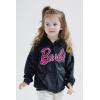 imageBarbie Girls Velour Matching Family Zip Up Hoodie Toddler to Adult Sizes 2T  2XLBlack