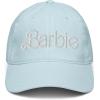 imageBarbie White Logo Adjustable Baseball HatBaby Blue
