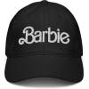 imageBarbie White Logo Adjustable Baseball HatBlack