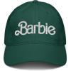 imageBarbie White Logo Adjustable Baseball HatDark Green