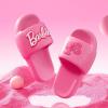 imageMINISO Barbie Collection Bath Slippers 3536  Kids House Shoes Girls Bathroom Slippers Pink Barbie Home Footwear