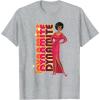 imageBarbie  1980s Black Barbie Vertical Dynamite Logo TShirtHeather Grey