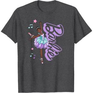 imageBarbie  Barbie Ballerina  Love Dance TShirtDark Heather Grey