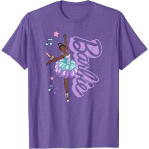 imageBarbie  Barbie Ballerina  Love Dance TShirtPurple Heather