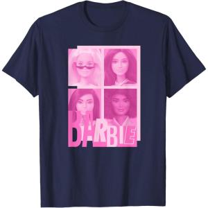 imageBarbie  Barbie Mixed Logo Grid TShirtNavy Blue