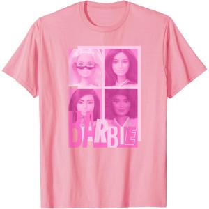 imageBarbie  Barbie Mixed Logo Grid TShirtPink